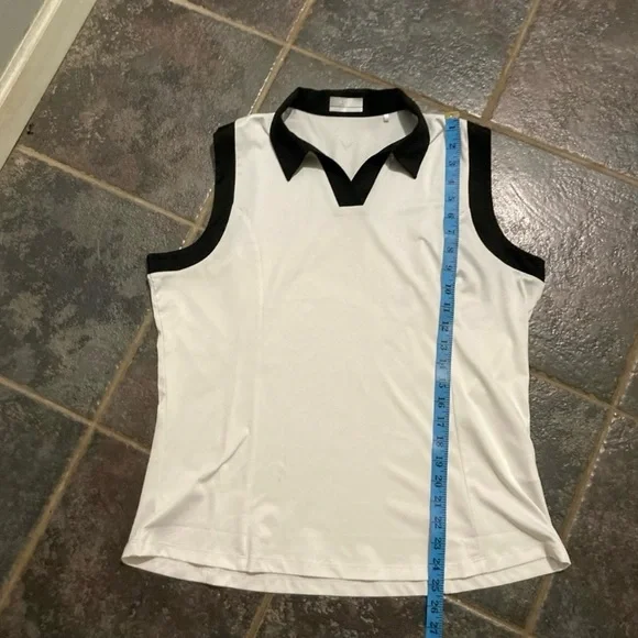 Callaway Black and White Opti-Dri Shirt and Skort Set Size XL - Picture 2 of 11